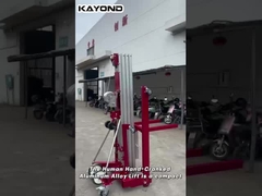 사람 의 손 으로 작동 하는 알루미늄 합금 엘리베이터