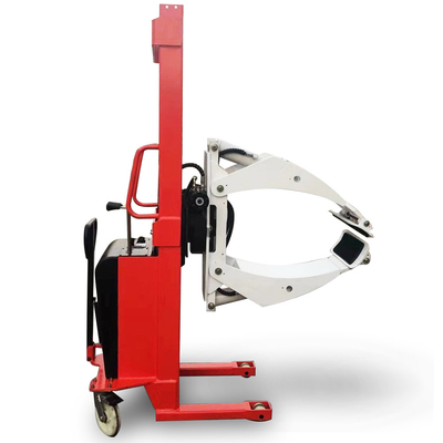 500kg Customized Load Capacity Semi Electric Forklift With Rotating Clamp Paper Roll Lifter Stacker