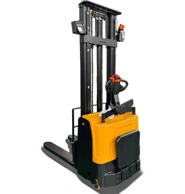 Light Weight 1-1.5t Load Capacity 500mm Load Center Electric Pallet Stacker All-Electric Forklift with 1100mm Fork Length