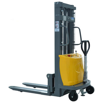 Semi Electric Pallet Stacker 1700mm Length For Enhanced Productivity