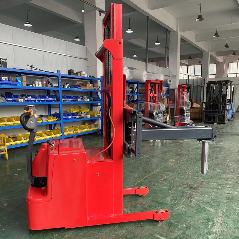 100kg 200kg 300kg Paper Roll Stacker With Clamp Range 200-1250mm