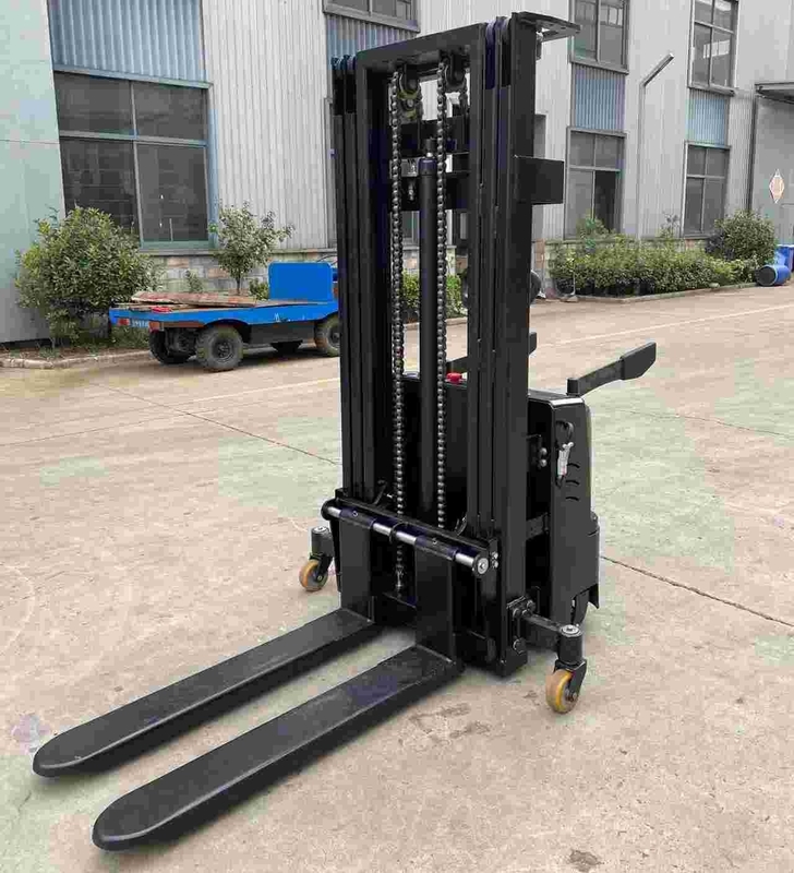 3 meters 3300lbs Heavy duty All terrain full electric pallet stacker with pedal can be customized