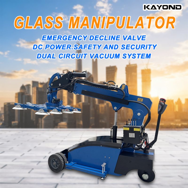 KAD 600kg 800kg Electric Glass Installation Suction Cup Car Robot Lift with CE Certificate