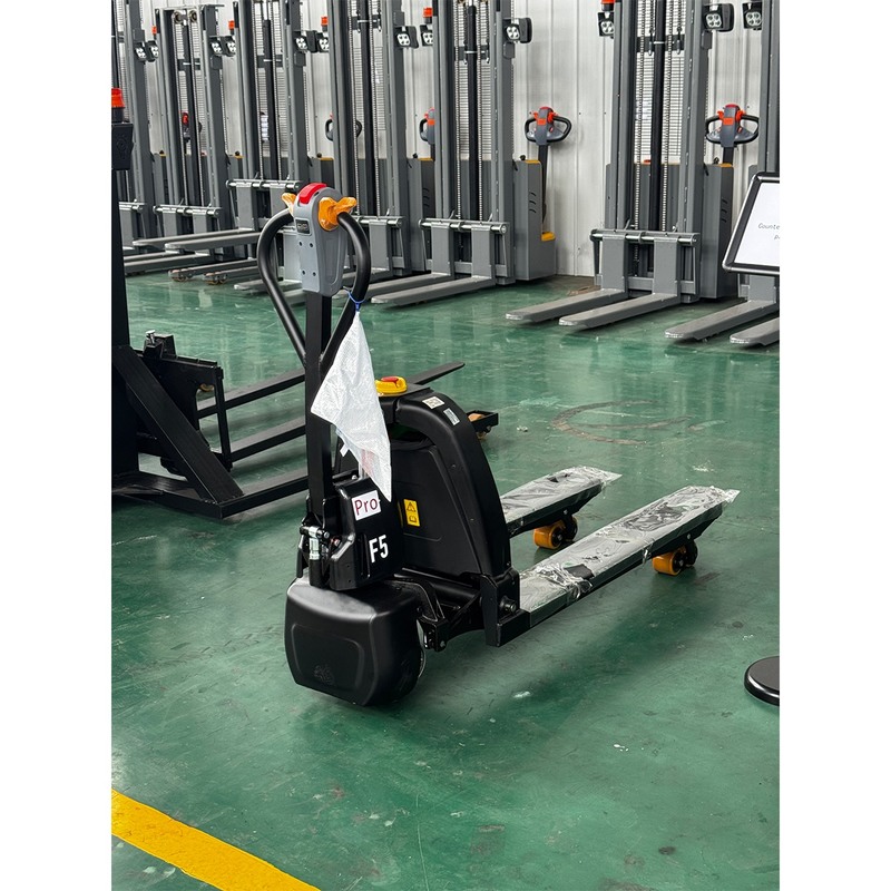 EC Certificate 1500kg  F5pro Electric Pallet Truck 1.5ton 3306lb Forklift for Large Scale Supermarkets or Narrow Places