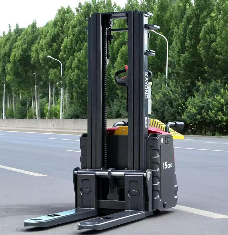 Customized Full Electric Dual Lift Stacker 2 Ton Load 3 Meter Height for Safe Pallet Handling