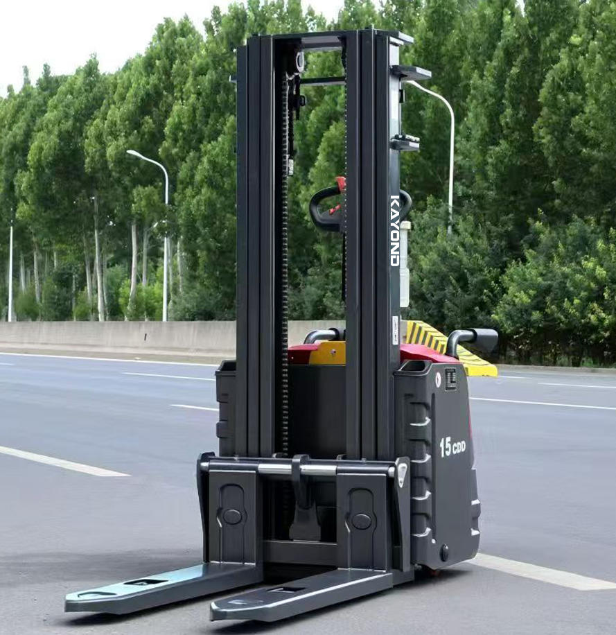 Customized Full Electric Dual Lift Stacker 2 Ton Load 3 Meter Height for Safe Pallet Handling