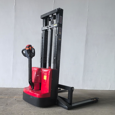 전동 워키 스태커 1500kg 적재 용량 조절식 스트래들 레그