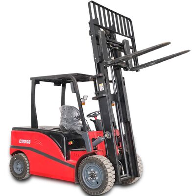 5000kg 4륜 전동 지게차 긴 배터리 수명 공장 직판 창고 자재 취급 중장비 리프트 트럭